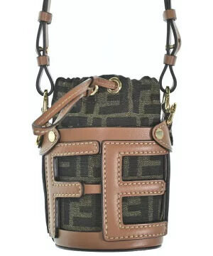 Fendi Shoulder Bag Brown All over pattern
